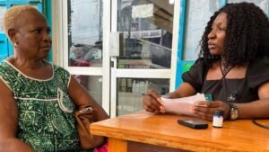 Free Community Health Screening Flyer at TAF Pharmacy Limbe Cameroon