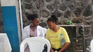 Free Community Health Screening Flyer at TAF Pharmacy Limbe Cameroon